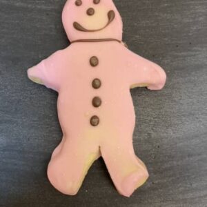 Pink Shortbread Man